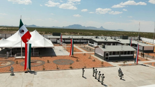 Se inaugura un cuartel de la Guardia Nacional en Chihuahua.