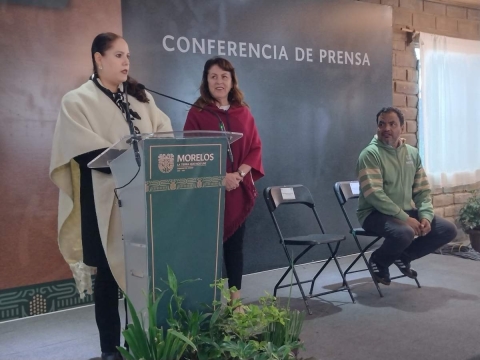 La secretaria de Educación, Karla Aline Herrera, informó avances en la estrategia “Vive saludable, vive feliz” en la conferencia de prensa de ayer de la gobernadora Margarita González Saravia. 