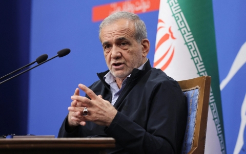 Masoud Pezeshkian, presidente iraní. 
