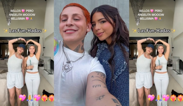&#039;Las más fun-hadas&#039;: Ángela Aguilar y Kunno se burlan de las críticas en video; redes reaccionan con todo