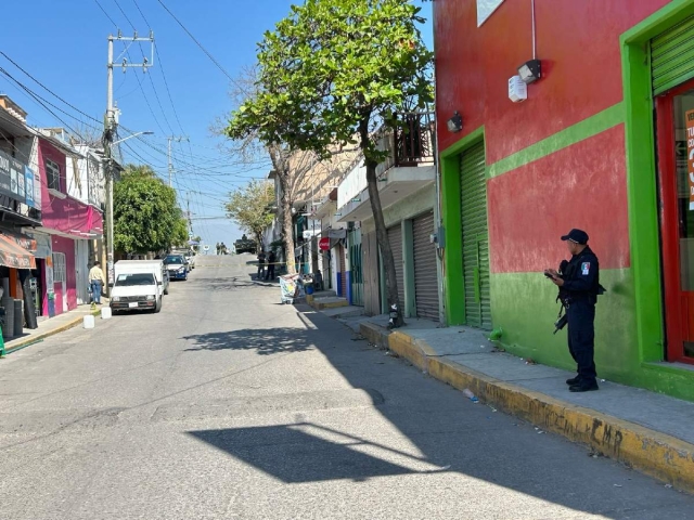 La víctima murió en el lugar del ataque.