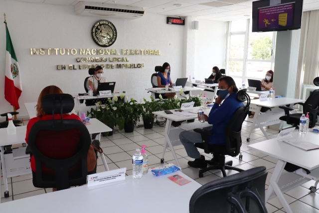 En sesión de consejo local del INE informan sobre avances en el proceso electoral