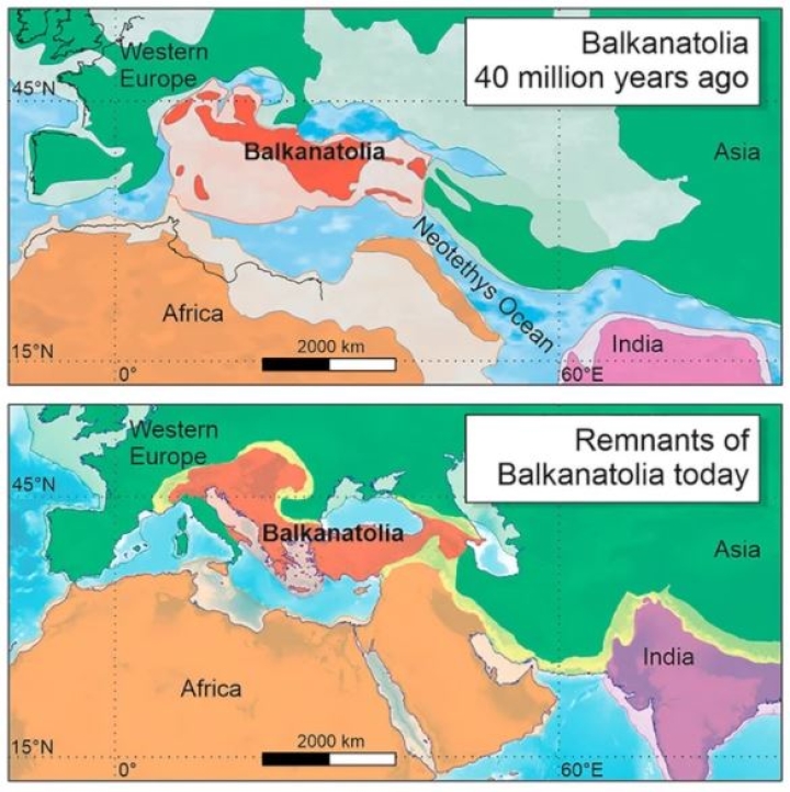 Descubren un continente perdido que sirvió como puente entre Asia y Europa