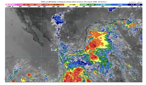 Se forma depresión tropical en el Golfo de México