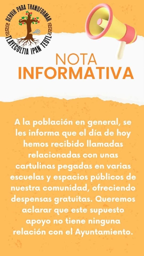 Se deslinda gobierno de Xoxocotla de supuesta campaña de apoyos