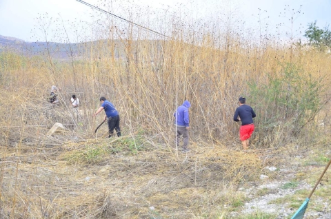 Ayer se realizó una jornada de limpieza con el objetivo de mejorar las condiciones del lugar y ofrecer una mejor cara a los visitantes.