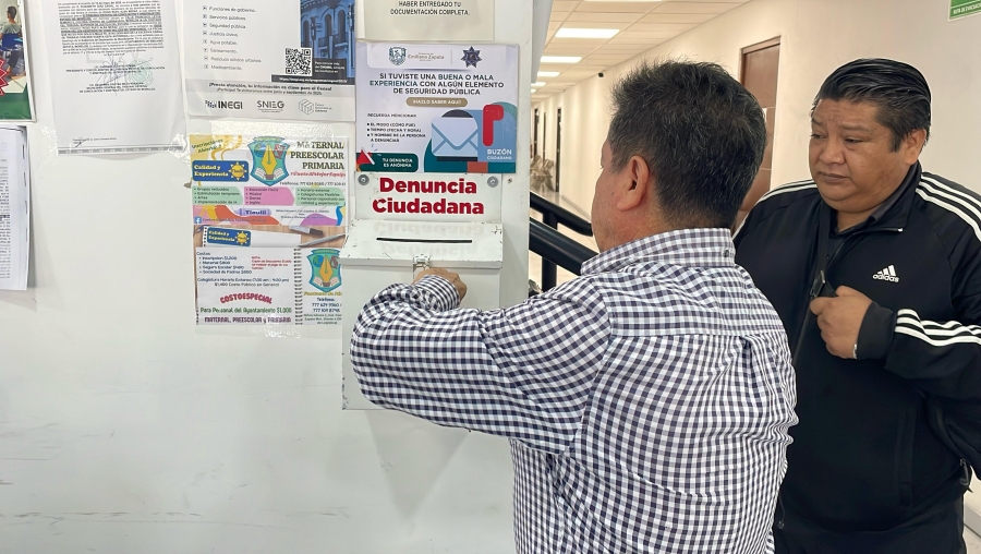 Instalan buzones de denuncia en Emiliano Zapata