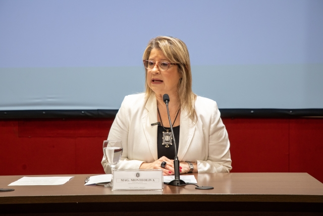 Alejandra Monteoliva, ministra de Seguridad Nacional de Argentina.