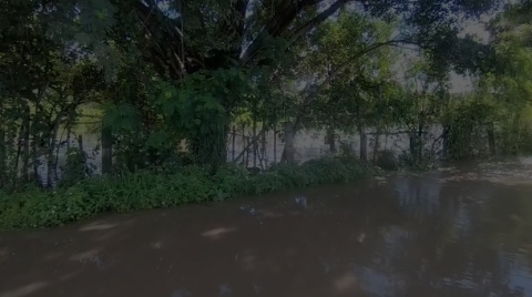 Río Dulce se desbordó en Tlaltizapán