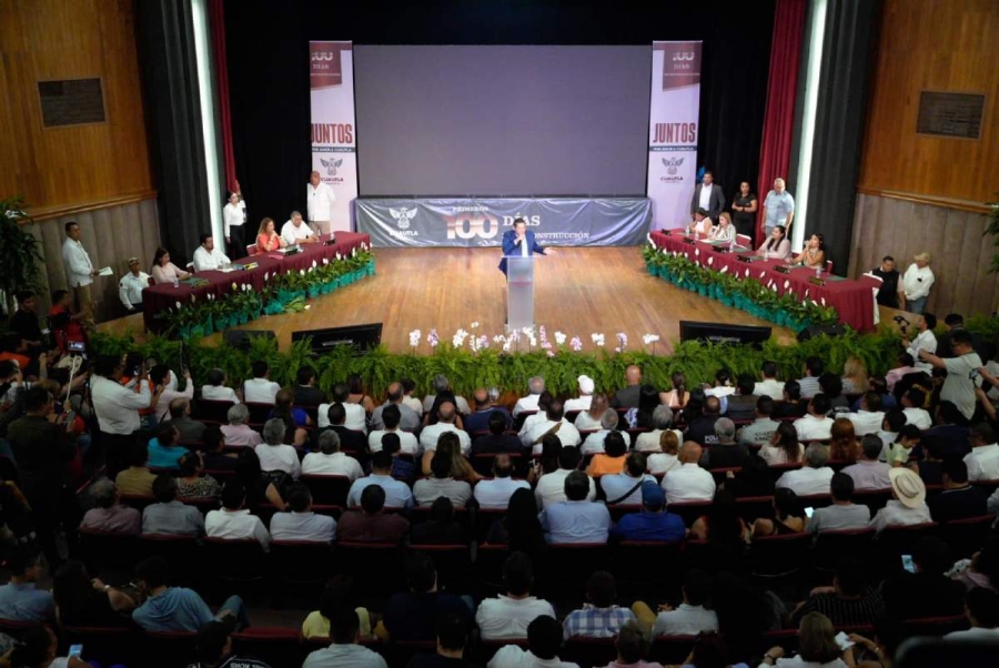 Presenta Jesús Corona informe de sus primeros cien días de gobierno