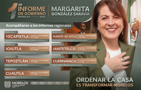 Ordenar la casa es transformar Morelos: Margarita Gonz&aacute;lez Saravia