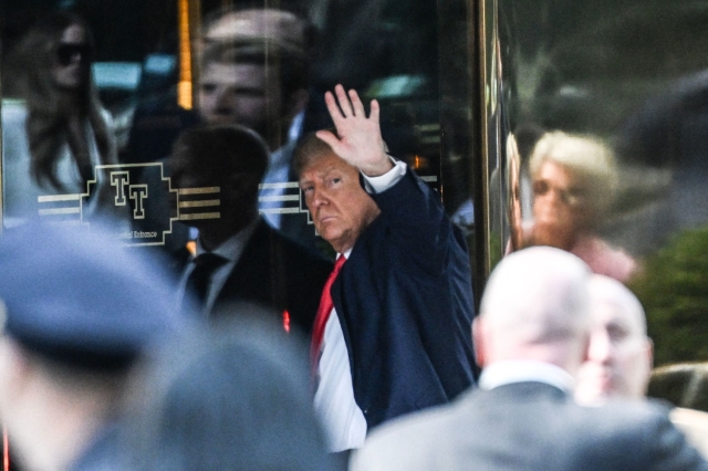 Trump, bajo arresto en corte de Nueva York