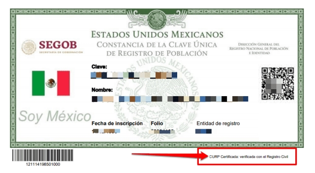 ¿Cómo se tramita la CURP certificada? ?