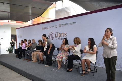 Melissa Montes de Oca reconoce labor de los Centros LIBRE para las Mujeres en Morelos