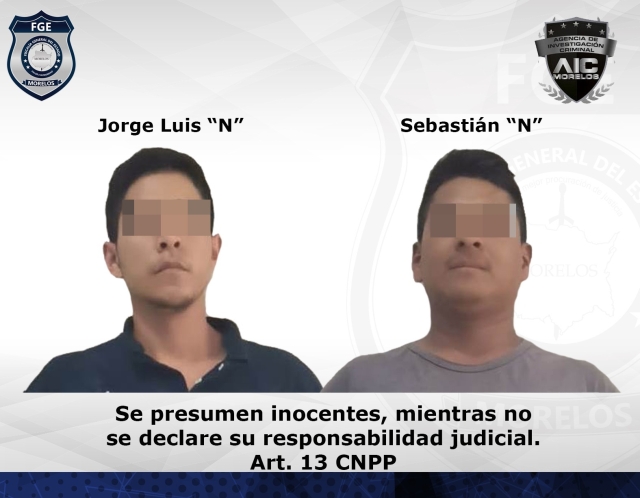 Capturan a dos individuos acusados de dos asesinatos