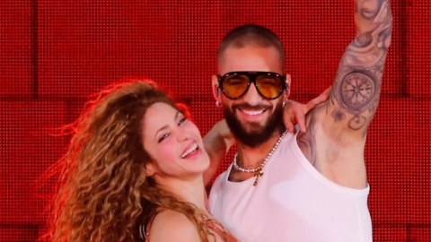 Shakira y Maluma deslumbran con emotivo reencuentro en Medellín