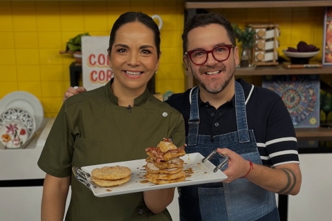Accidente con soplete causa susto en la cocina de Sale el Sol