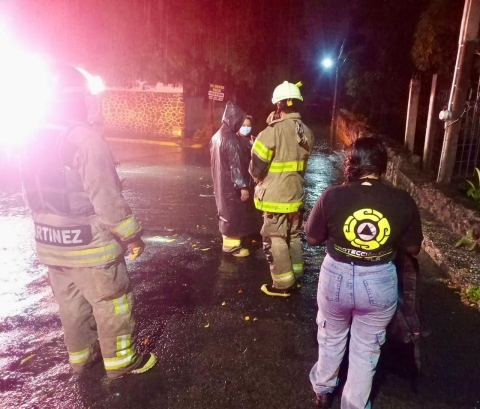 Gobierno municipal activó protocolos de emergencia tras fuertes lluvias en Cuautla