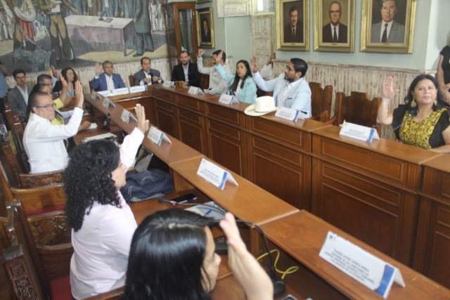 El Cabildo, ayer en sesión. 