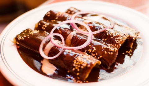 Disfruta unas ricas enmoladas de pollo con esta receta fácil