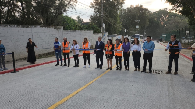 Encabeza alcalde de Cuernavaca inauguración de obra y reapertura de avenida Universidad