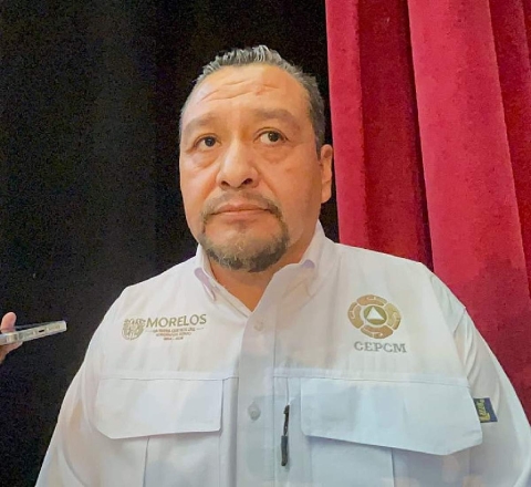 Ubaldo González Carretes, coordinador estatal de Protección Civil.