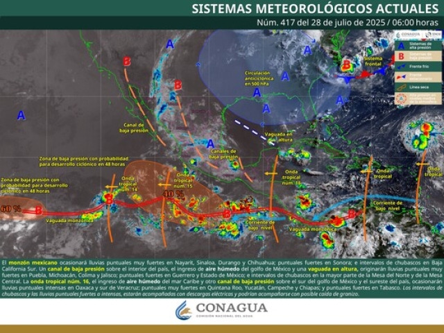 Lluvias vespertinas y calor marcarán el clima en Morelos esta semana