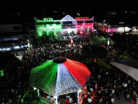 Saldo blanco en el Grito de Independencia en Jiutepec 