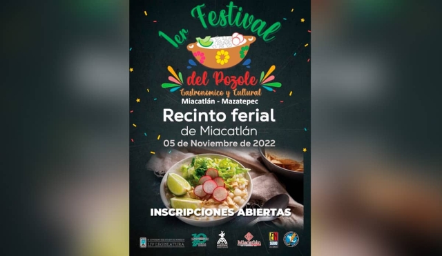 Anuncian Festival del Pozole en Miacatlán