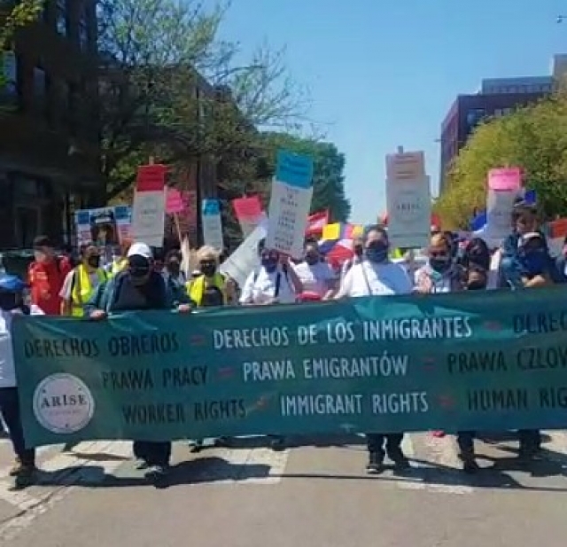 Marcha en Chicago, Illinois