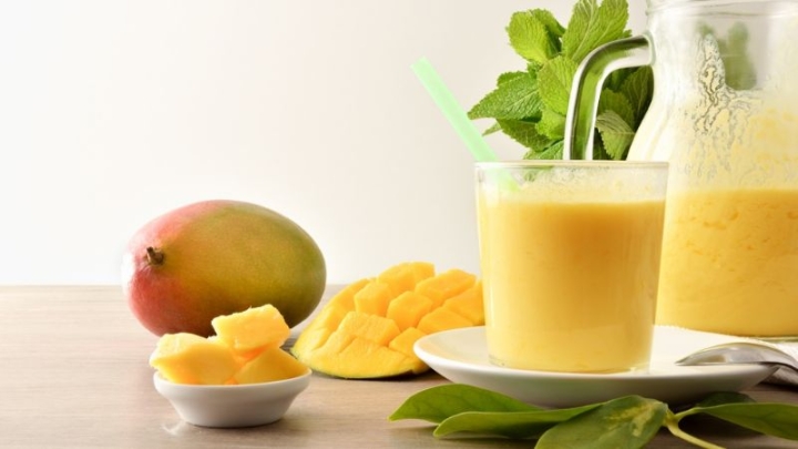 Prepara una refrescante agua de horchata con mango para esta temporada de verano
