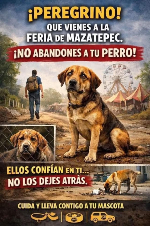 Llaman a no abandonar mascotas durante Feria de La Loma