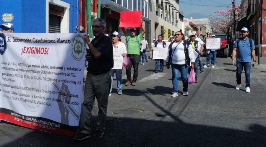 Los trabajadores exigen ser basificados. 