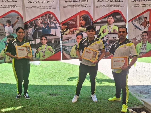 Joel Aranda y Natalia Olivares conquistaron la medalla de bronce en los Juegos Nacionales Conade 2023, en Nayarit.