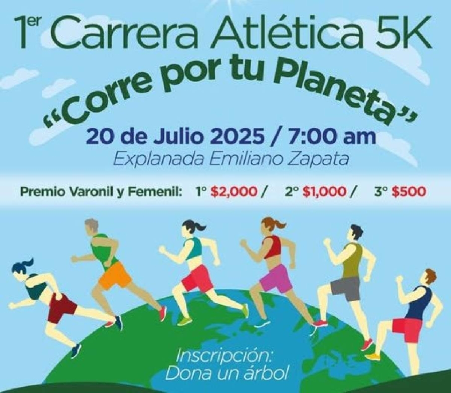 La intención es que haya muchos competidores, como número de árboles, para reforestar el municipio.