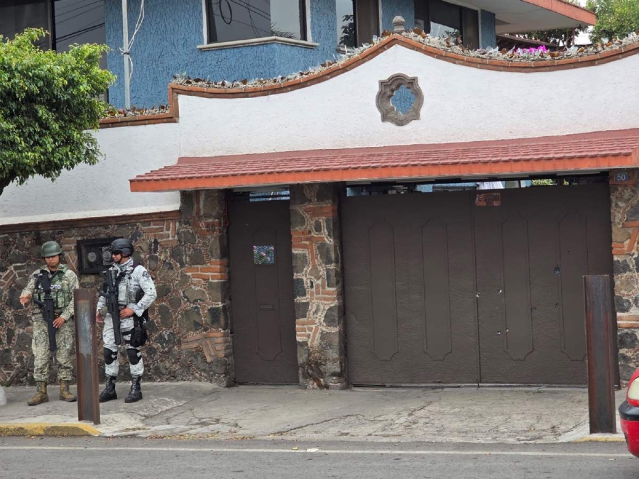 Al sitio llegaron elementos del Ejército y de la Guardia Nacional.