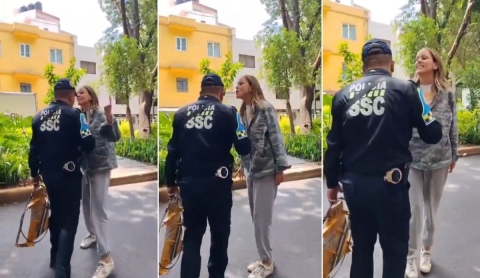 &#039;Odio a los negros como tú&#039;: mujer agrede a policía en CDMX y redes la llaman ‘Lady Racista’