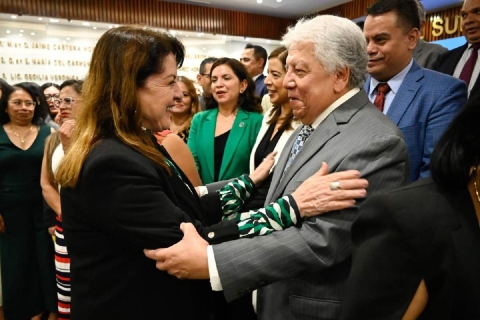 Fue el momento culminante de una ceremonia nunca vista en las últimas décadas. 