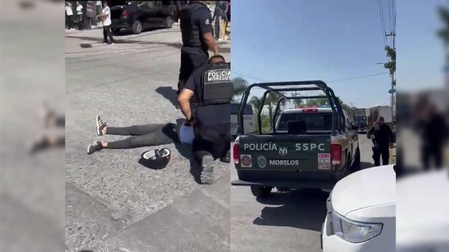 Patrulla de la SSPC choca contra motocicleta en Zapata