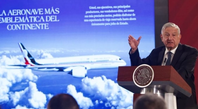 AMLO ofrece avión presidencial a Argentina