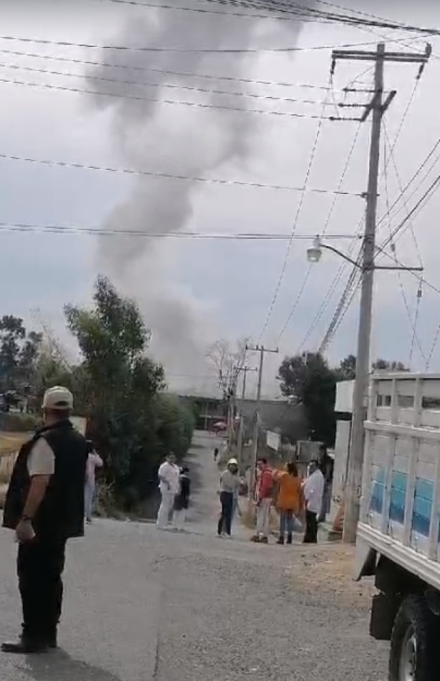 Explosión en polvorín ubicado en Ocuituco