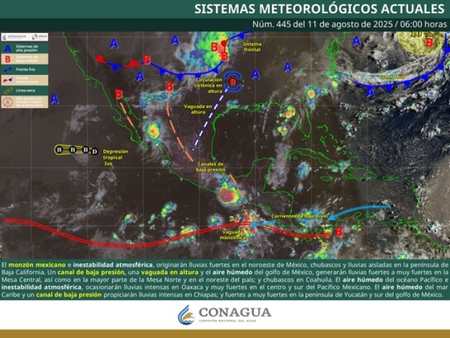 Tendrá Morelos días soleados, calor y lluvias vespertinas