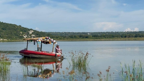 La laguna es uno de los principales atractivos con los que cuenta Coatetelco.