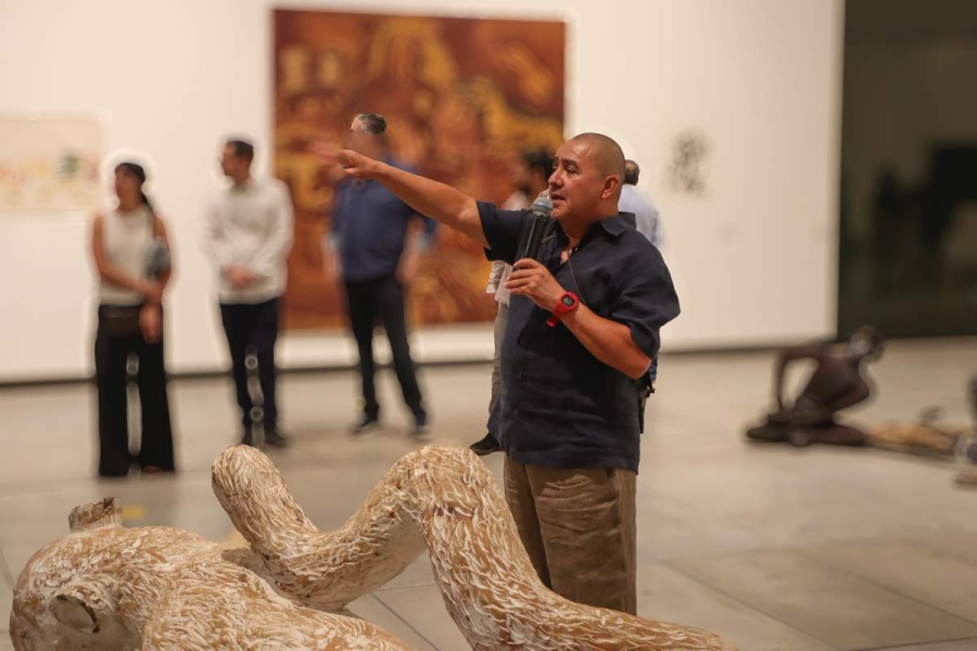 Inauguran en el MMAC exposición “Quincunce” de Germán Venegas