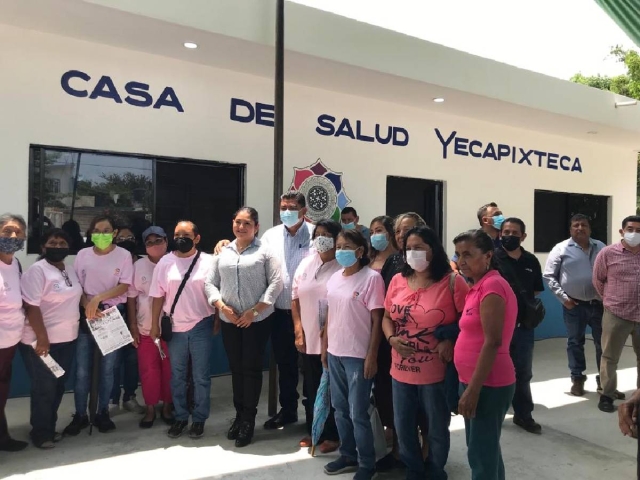 Pobladores de La Yecapixteca volverán a contar con un espacio para recibir atención médica y realizar otras actividades.