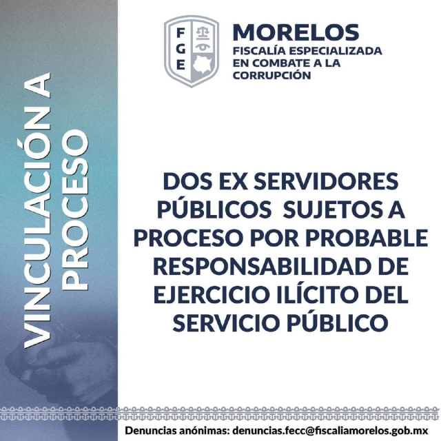 A proceso, dos exfuncionarios graquistas 