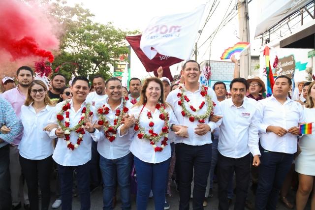 Con Juan Ángel, Alan y Alfonso de Jesús transformaremos Jojutla: Margarita González Saravia