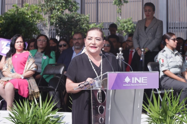 Intervención de Guadalupe Taddei, en la Ceremonia Cívica con motivo del inicio del Proceso Electoral Federal 2023-2024
