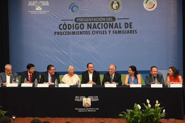 Inaugura gobernador foro &#039;Presentación del Código Nacional de Procedimientos Civiles y Familiares&#039;