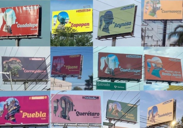 PRD presenta queja ante el INE por espectaculares a favor de Sheinbaum